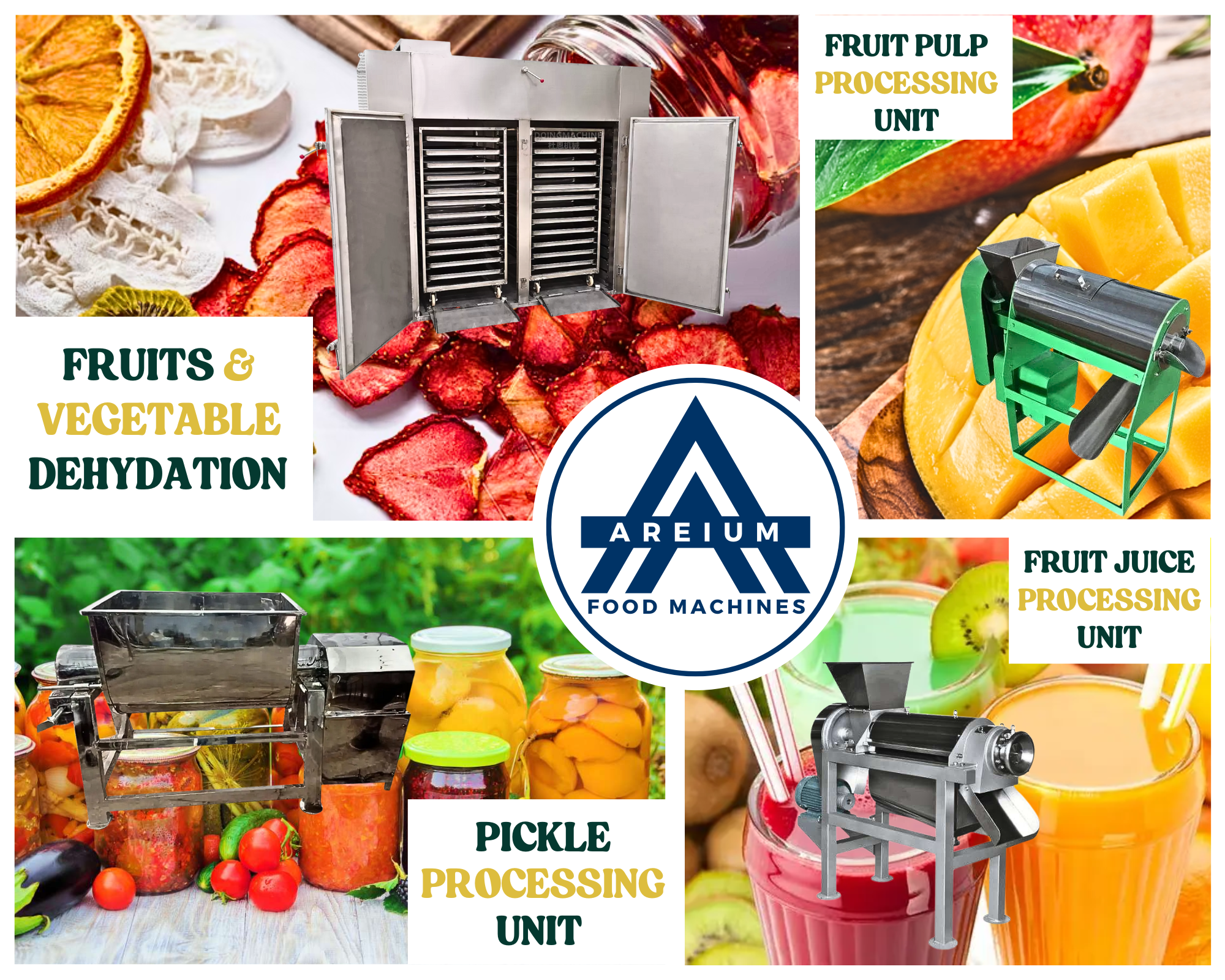 AREIUM Food Machines manufacturing and food processing solutions